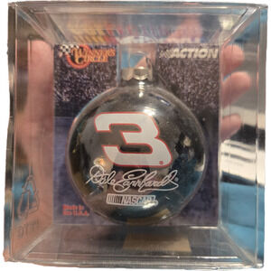 Dale Earnhardt #3 NASCAR Winner’s Circle Action Christmas Ornament Vintage